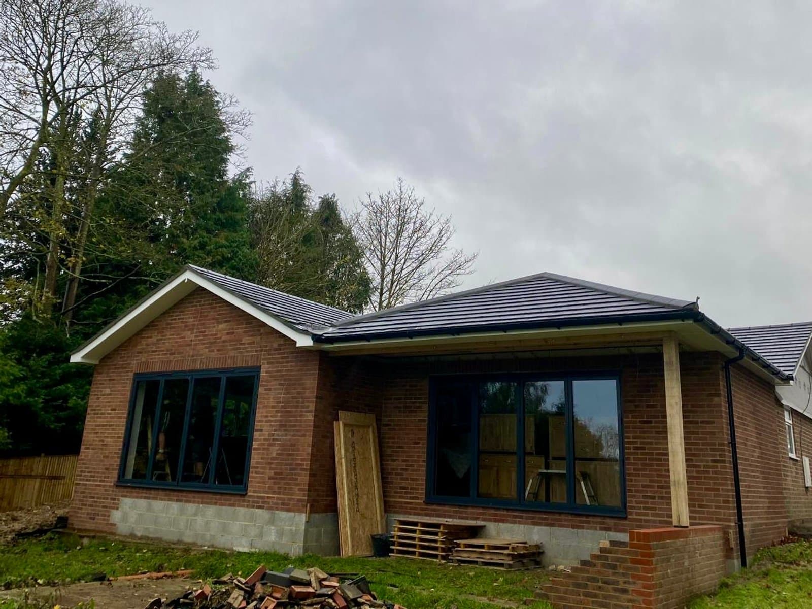 November 2024 extension with Marley anthracite interlocking tiles
